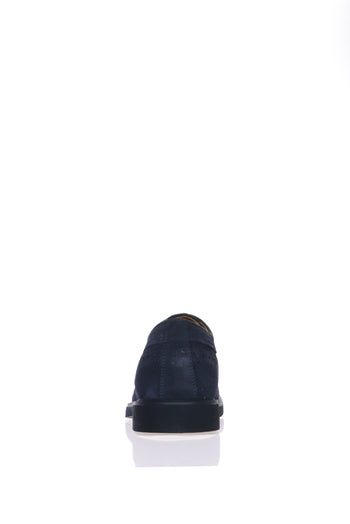 Stringate Uomo in Camoscio Nero Giardini - 4