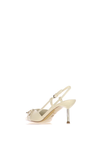 Slingback con fibiette e tacco stiletto - 8