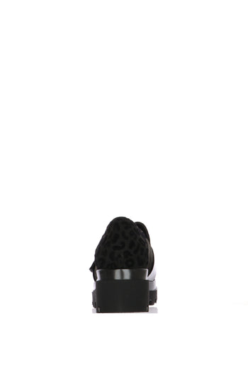 Mocassino in camoscio nero e torrtora con fibbia Cinzia Soft - 10