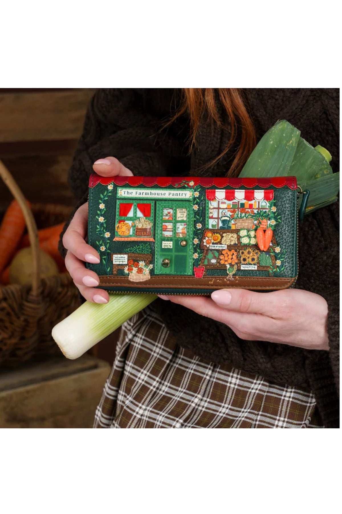 The Farmhouse Pantry - Portafoglio grande con zip 2