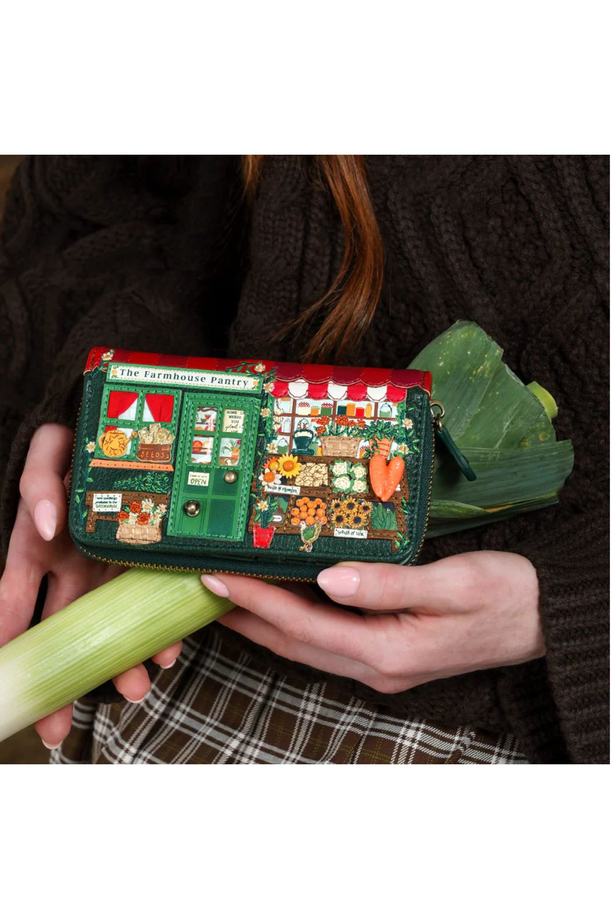 The Farmhouse Pantry - Portafoglio medio con zip 2