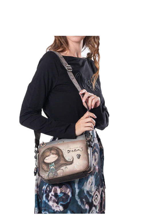 Tracolla media 3 scomparti Real Anekke - 2