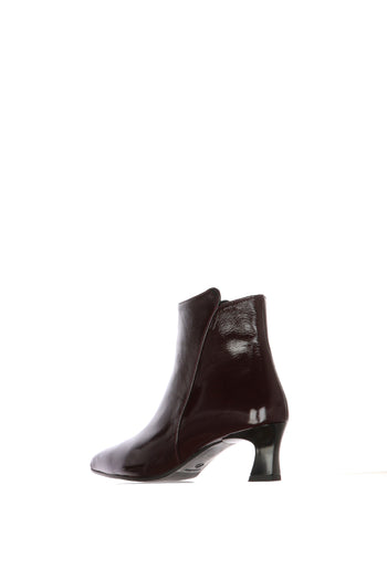 Tronchetti donna in pelle lutex vino - 4