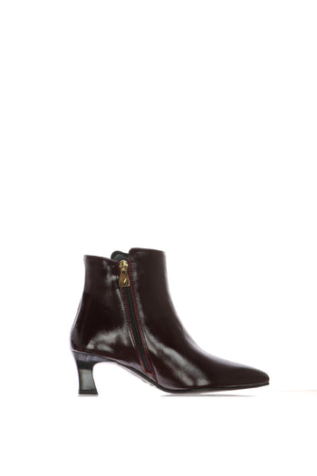 Tronchetti donna in pelle lutex vino - 3