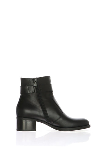 Tronchetto donna in pelle nera e marrone Nero Giardini - 6