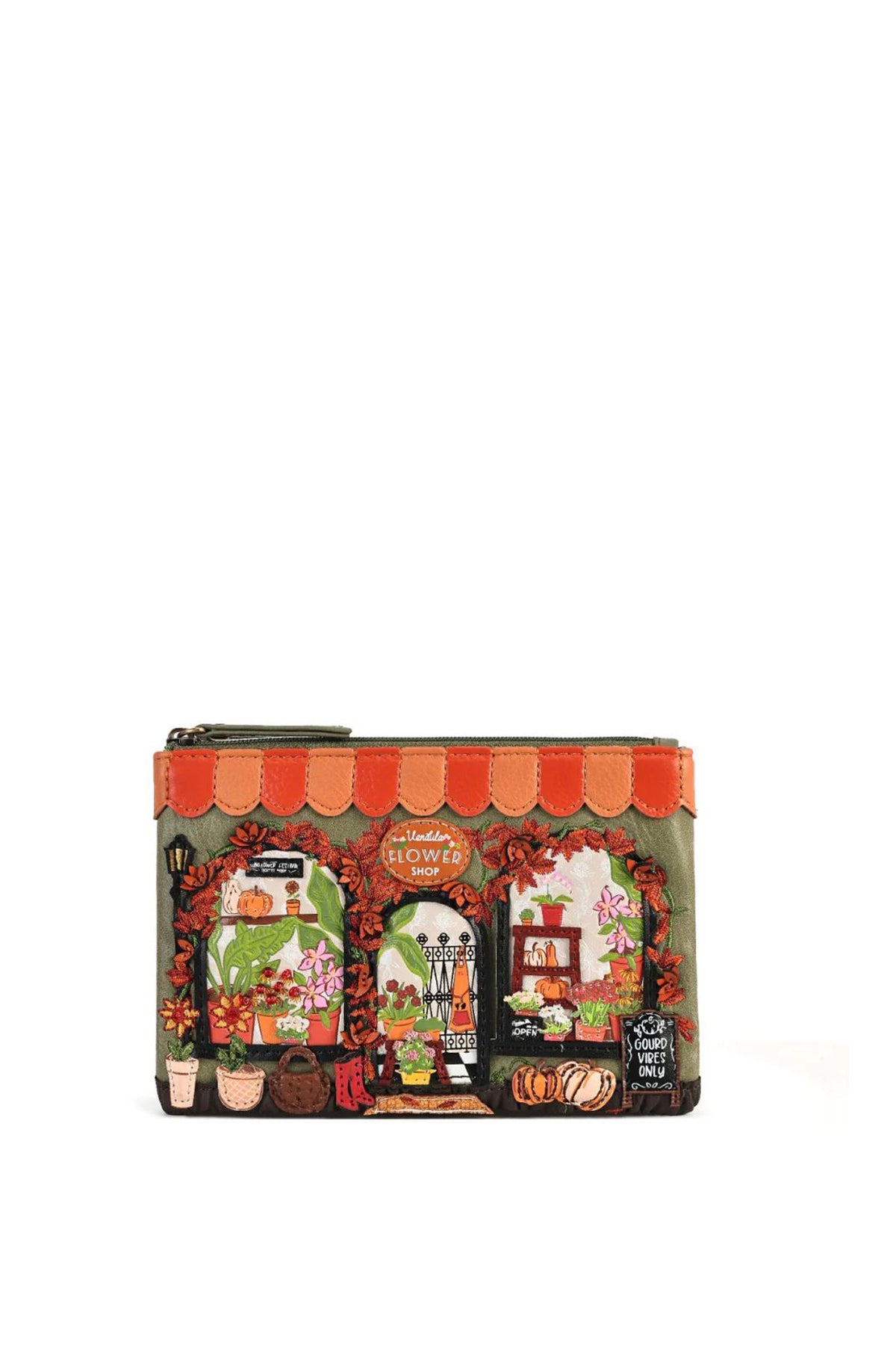 Vendula Flower Shop - Amber Edition - Portamonete con zip