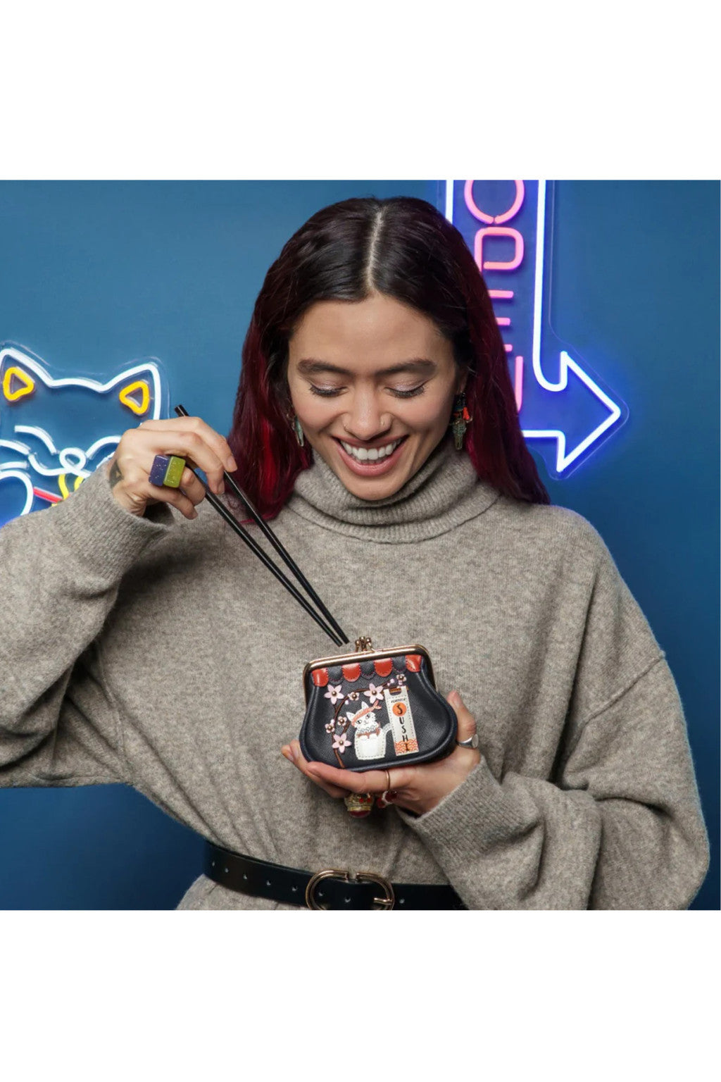 Vendula Sushi - Blue Edition Clipper Coin Purse 2