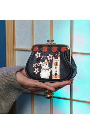 Vendula Sushi - Blue Edition Clipper Coin Purse - 5
