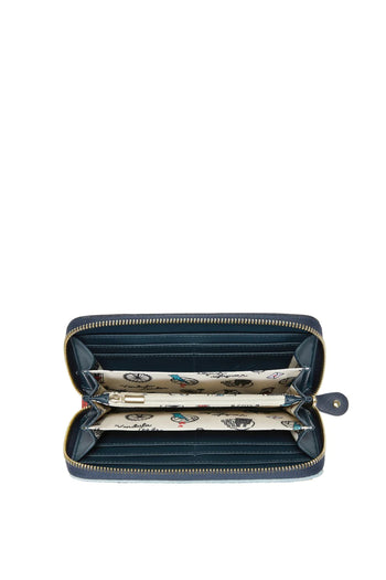 Vendula Sushi - Blue Edition Large Ziparound Wallet - 7