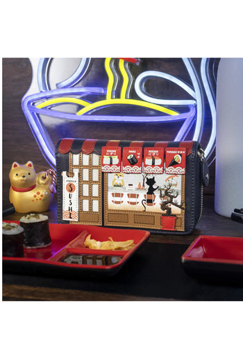 Vendula Sushi - Blue Edition Medium Ziparound Wallet - 4