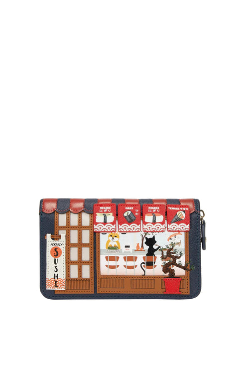 Vendula Sushi - Blue Edition Medium Ziparound Wallet - 1