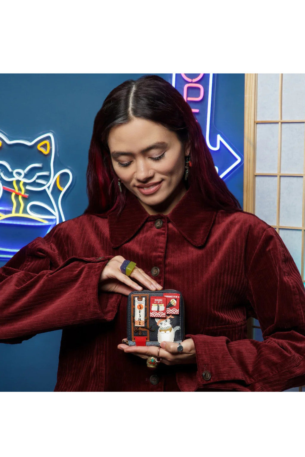 Vendula Sushi - Blue Edition Square Wallet 2