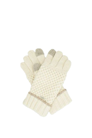 Guanti in maglia beige Anekke - 3