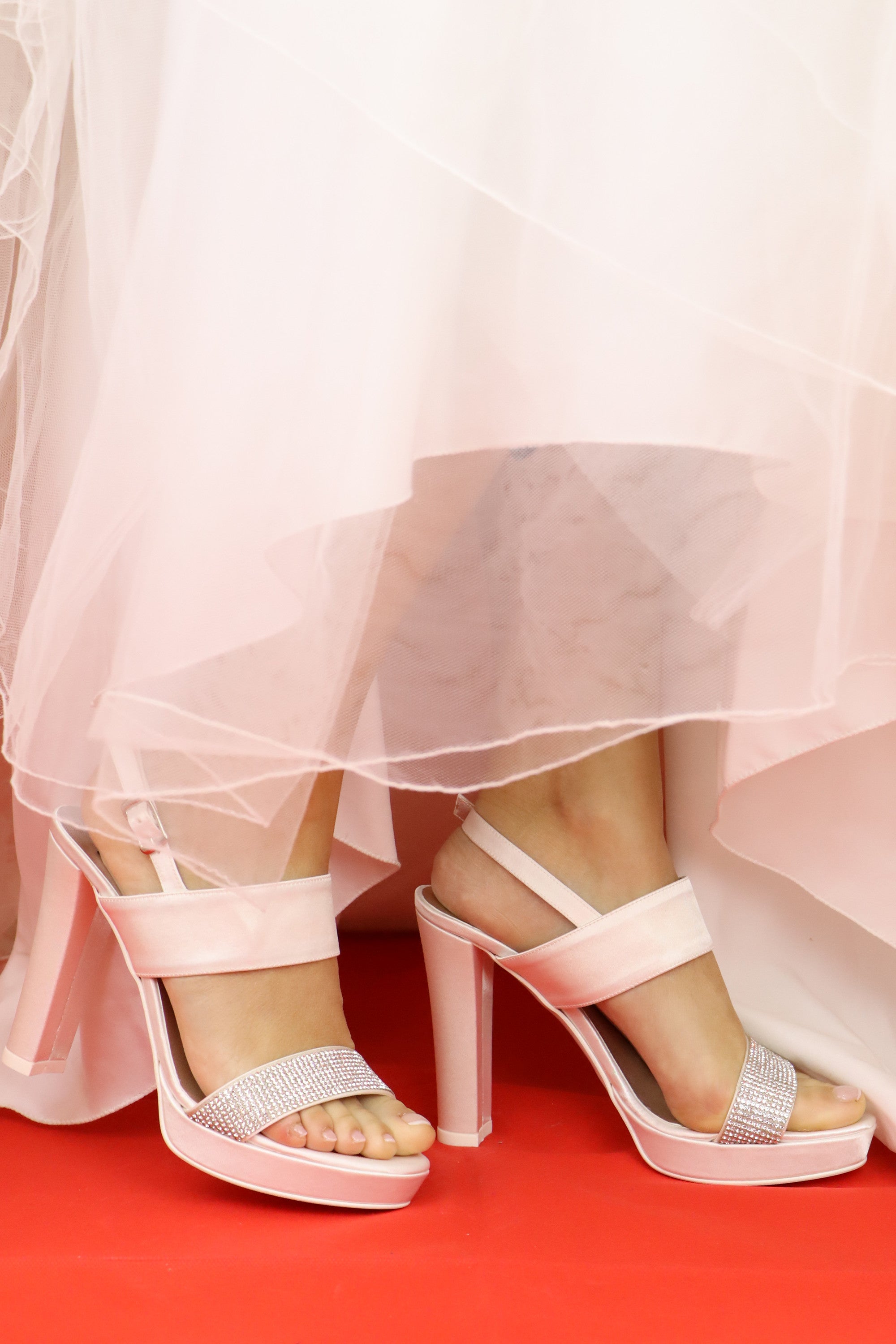 Sandalo sposa gioiello tacco alto doppio Joel Joel Sandra Calzature