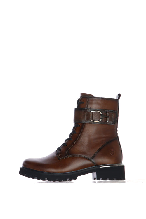 Anfibio marrone in pelle con catena - 1
