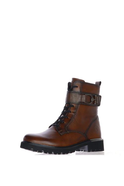 Anfibio marrone in pelle con catena - 2