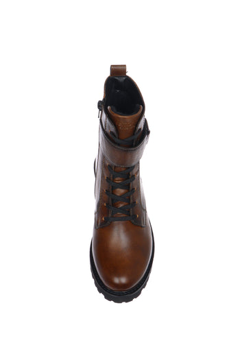 Anfibio marrone in pelle con catena - 6