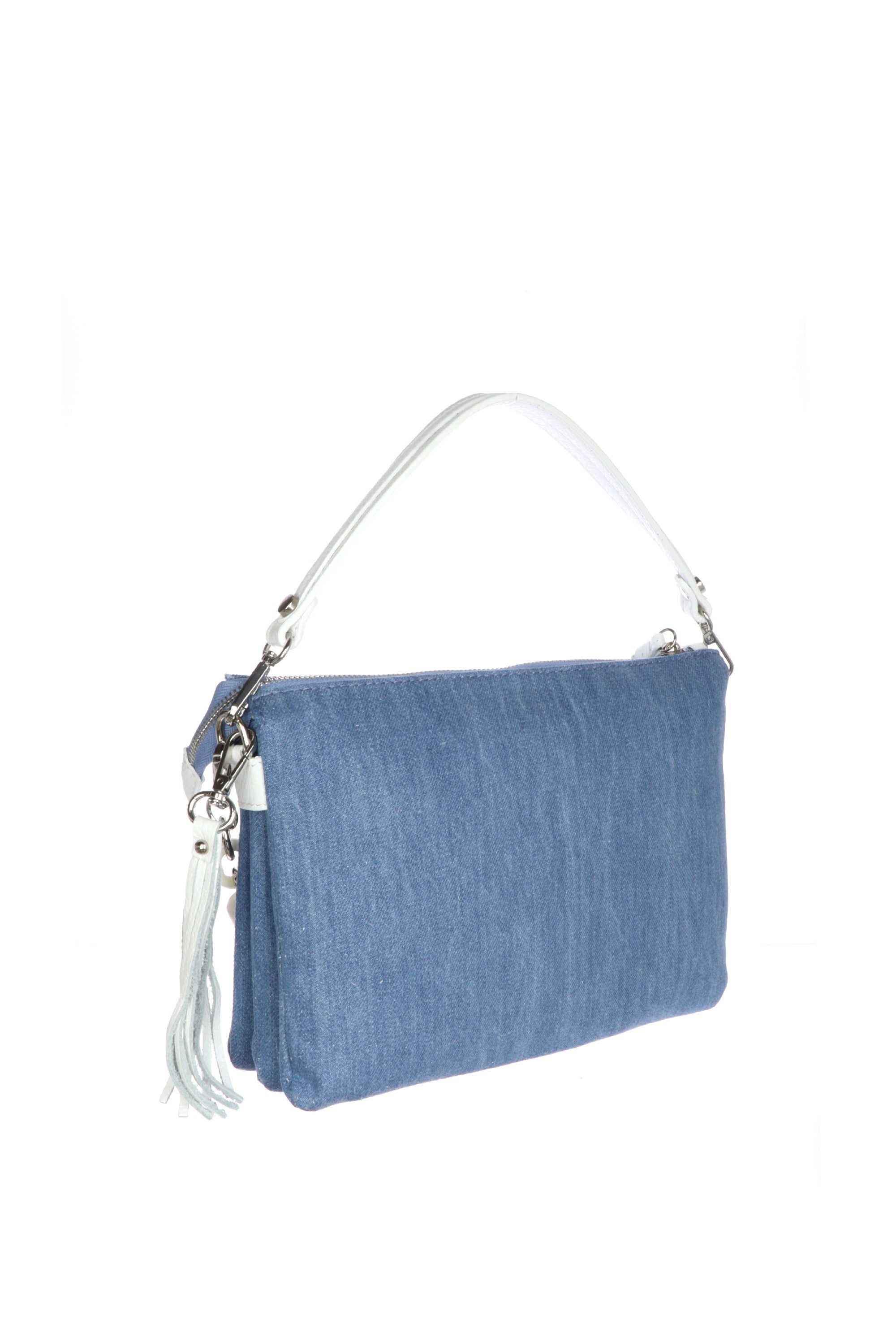 Borsa in tessuto jeans Caleidos