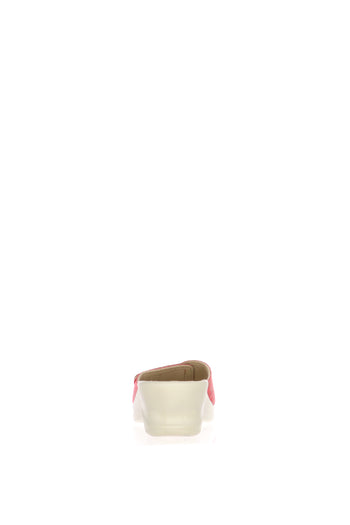Pantofola donna beige fascia con velcro  Fly Flot - 10