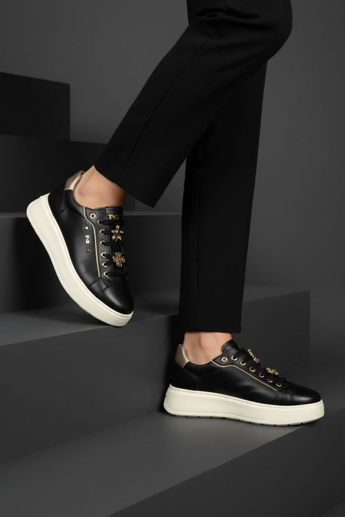 Sneakers Donna in Pelle nero Nero Giardini - 2