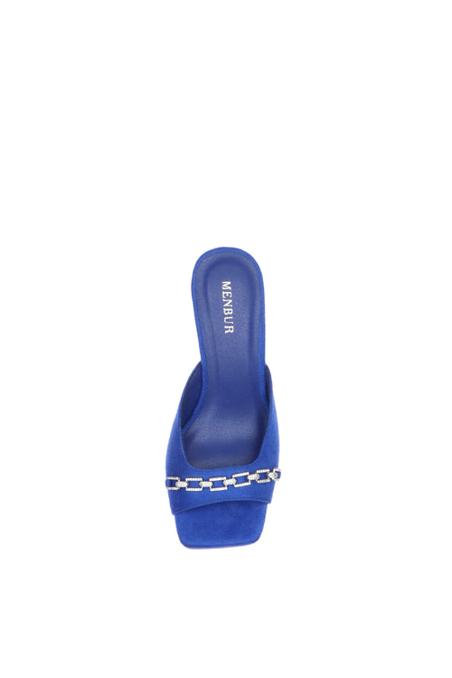 Unicorno Sabot con gioiello blu e verde Menbur - 2