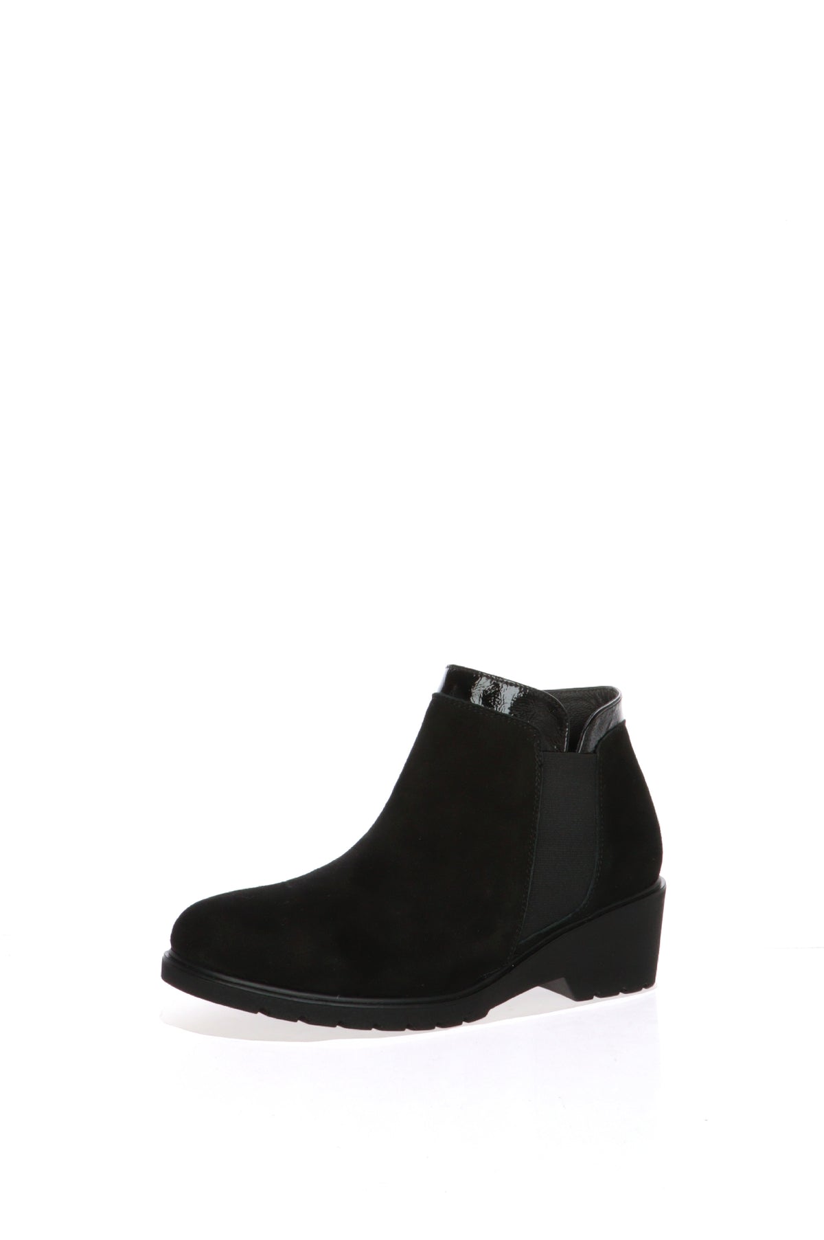 Stivaletto in camoscio nero dal 34 al 44 Melluso 45116 2