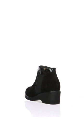 Stivaletto in camoscio nero dal 34 al 44 Melluso 45116 - 3