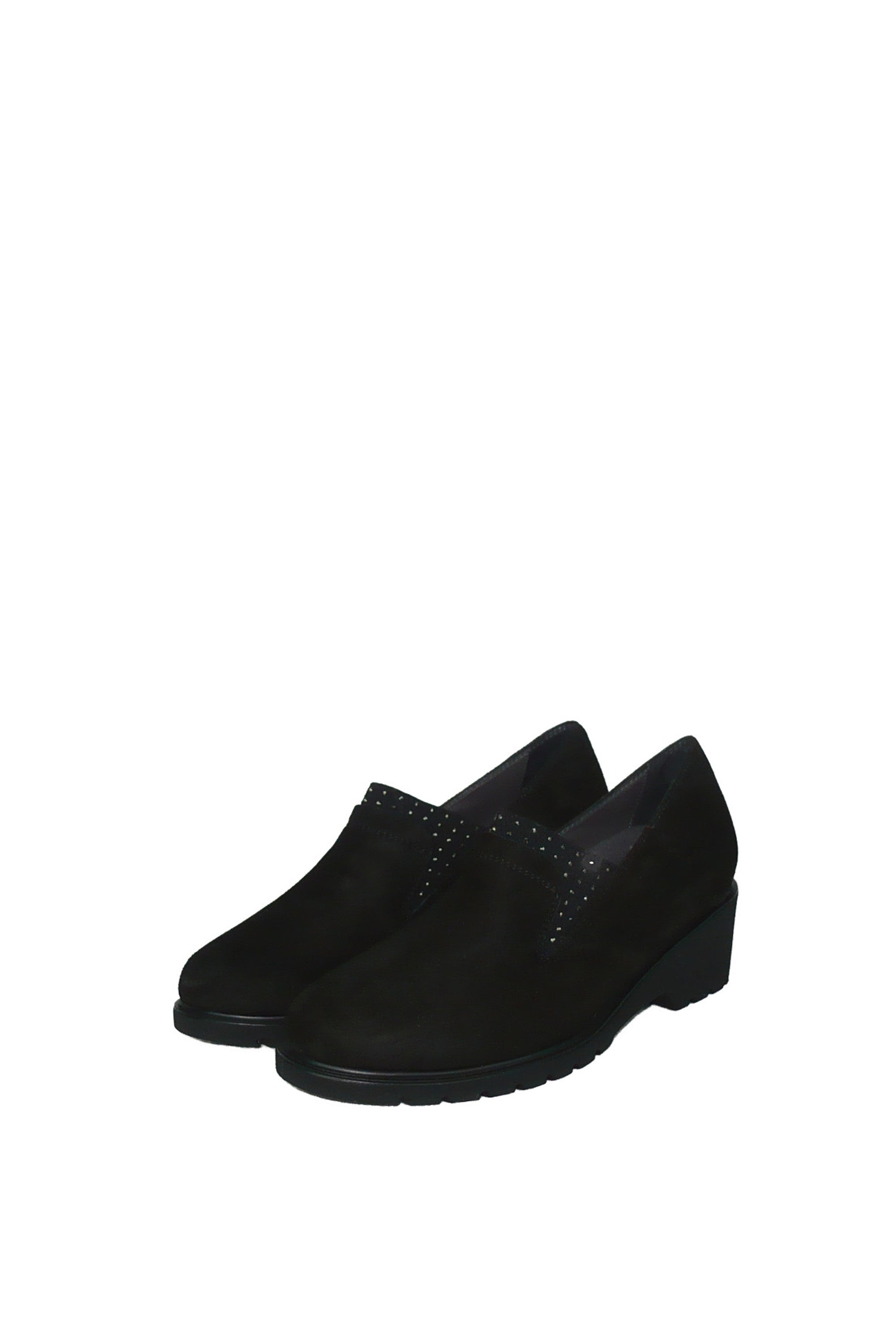 Slip on in renna nero con elastico centrale Melluso dal 34 al 44