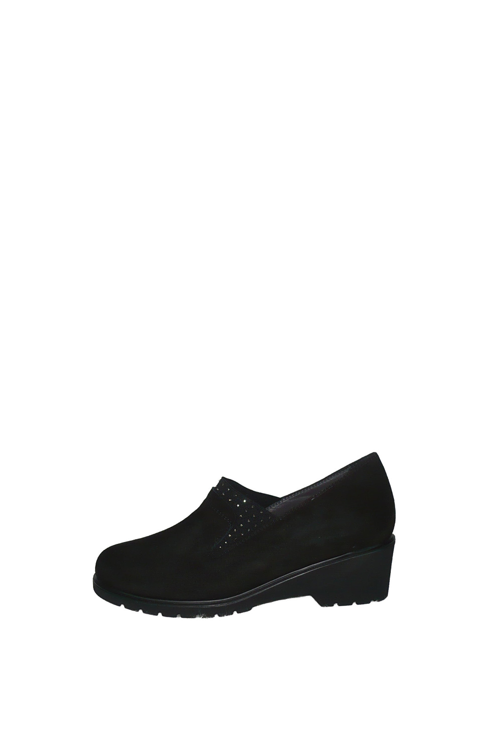 Slip on in renna nero con elastico centrale Melluso dal 34 al 44