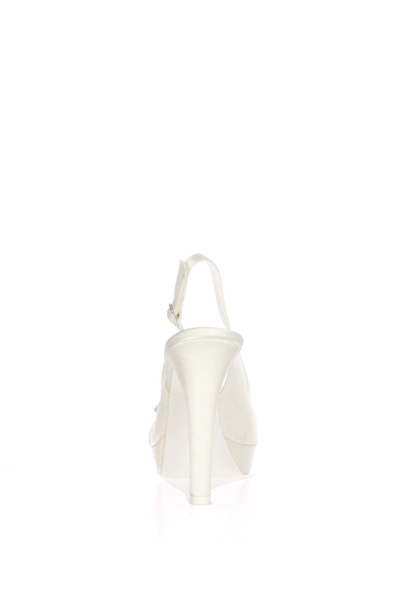 Scarpa sposa spuntato con fiocco bianco seta 2