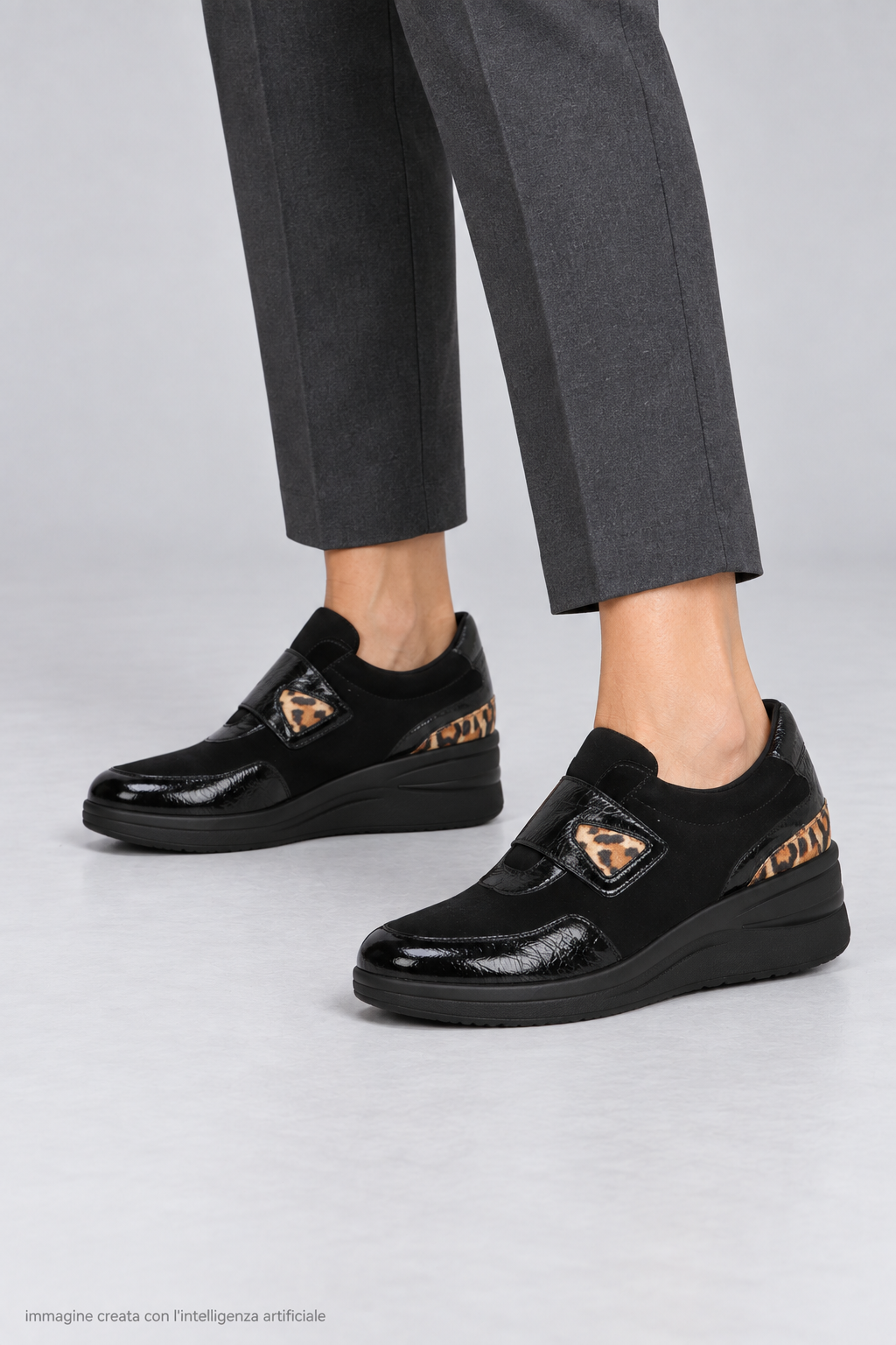 Sneakers nere  Susimoda con dettagli animalier
