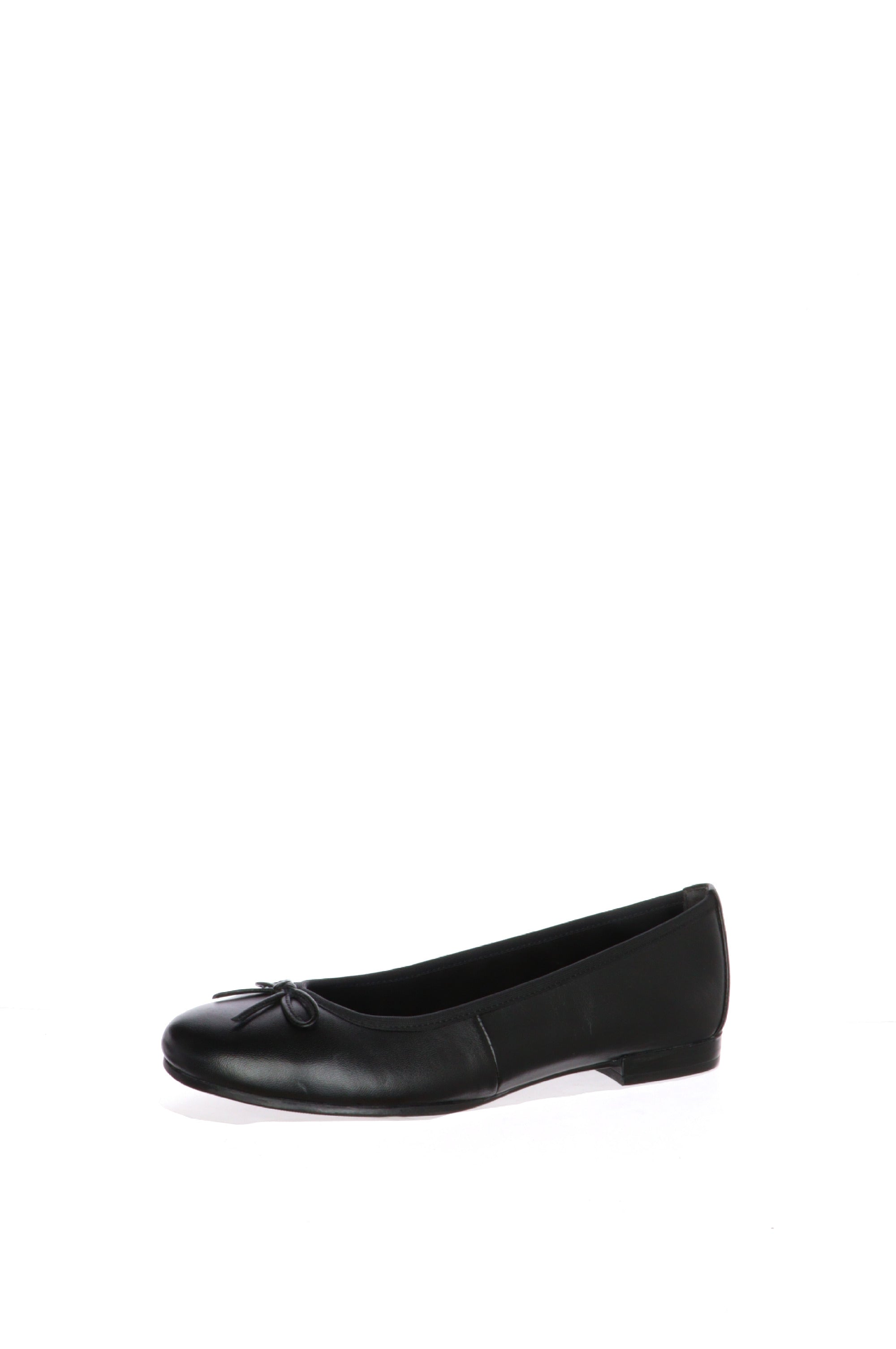 Ballerina in pelle nera Tamaris