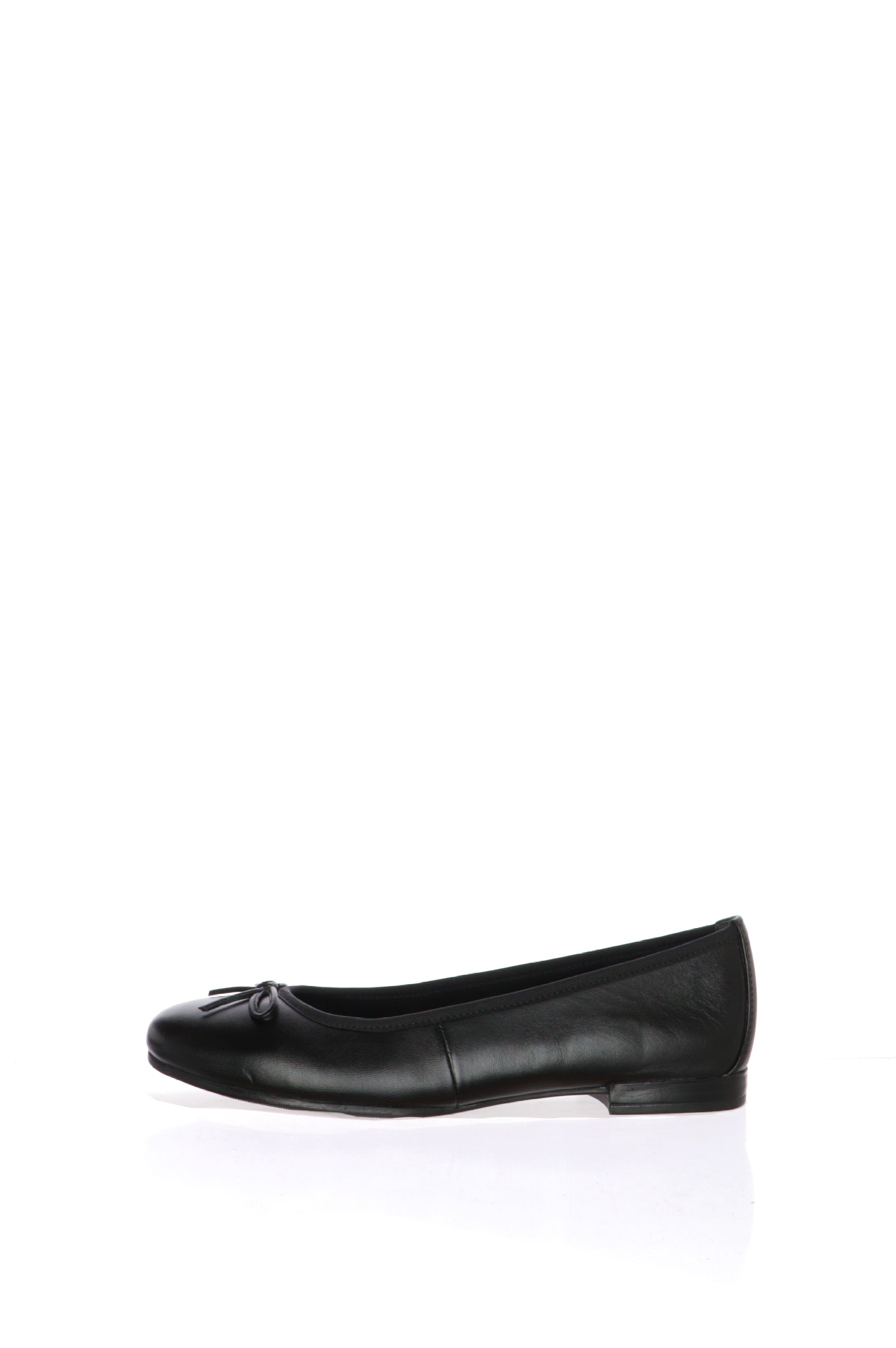 Ballerina in pelle nera Tamaris