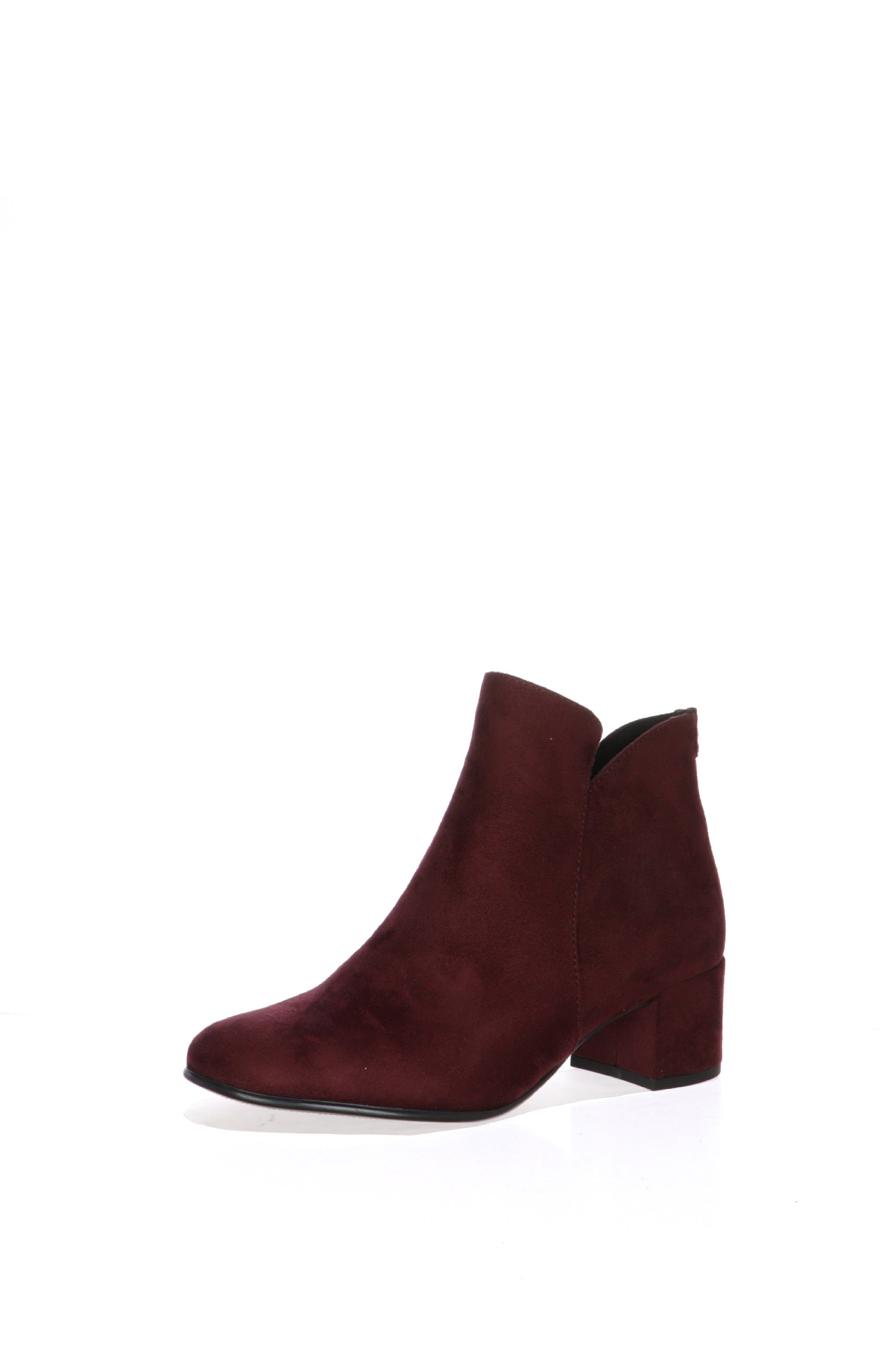 Stivaletto burgundy, beige e blu Tamaris