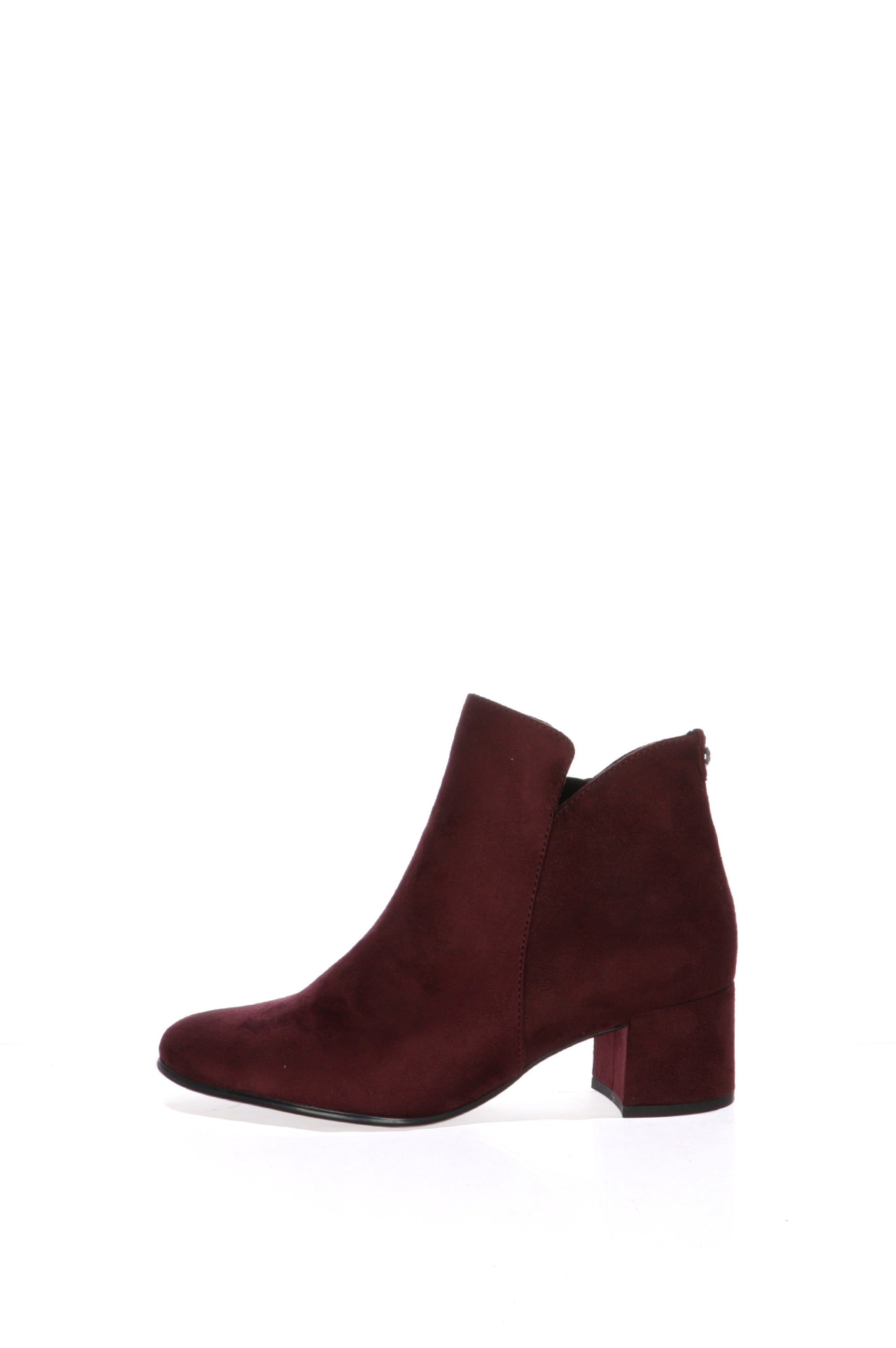 Stivaletto burgundy, beige e blu Tamaris